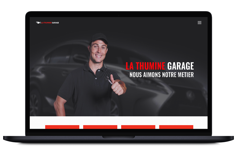 site web template garage la thumine