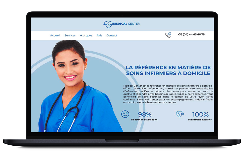 site web template medical center